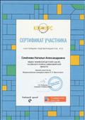 Сертификат участника во Всероссийском конкурсе имени Л.С. Выготского.